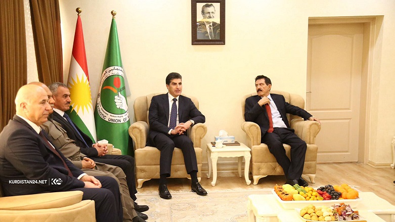 Nêçîrvan Barzanî û Kusret Resûl civiyan